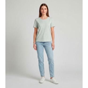 Imagem de Blusa Feminina Básica Infinita Cor Verde, M, Verde