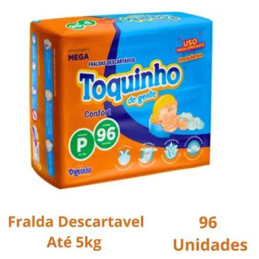 Imagem de Kit 2 Pacotes Fraldas Toquinho De Gente Plus Confortsec - Diguinho, P 