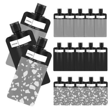 Imagem de Bolsas de viagem ANNGO, pacote com 18 ml, para produtos de higiene pes