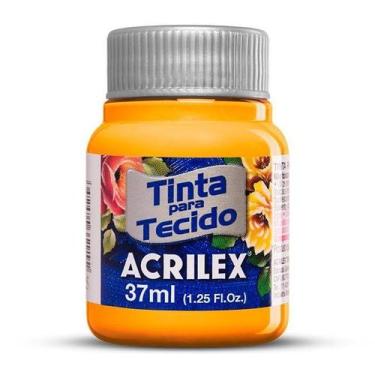 Imagem de Tinta de tecido 37ml Acrilex - Amarelo Ouro 505 Tinta de tecido 37ml A
