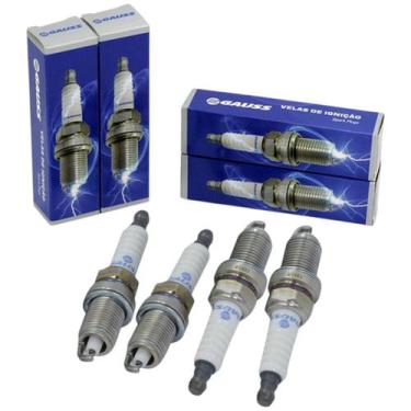 Imagem de Kit 4 Velas Volkswagen Saveiro 1.6 8vg5 Desde 2009 Flex - gauss