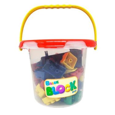 Imagem de Balde Block 50 Peças - Simo Toys