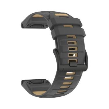 Imagem de 2 Peças Pulseira De Silicone QuickFit 26mm 22mm Para Garmin Fenix 8 pr