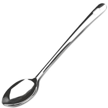 Imagem de Colher Para Arroz De Inox Colher Grande Lisa 35cm Brinox Suprema Utens