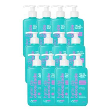 Imagem de Kit 12 Gel Limpeza Facial Hater Oleosidade 240ml Labotrat