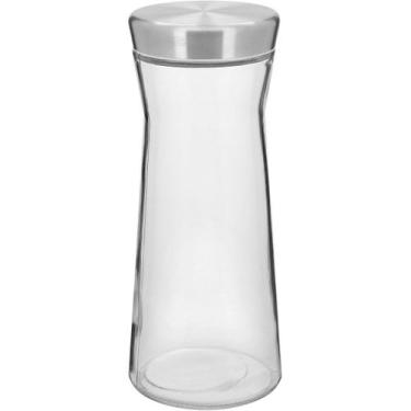 Imagem de Pote Home&Co 26x11x11cm Vidro Transparente 1,4L para Cozinha Mantiment