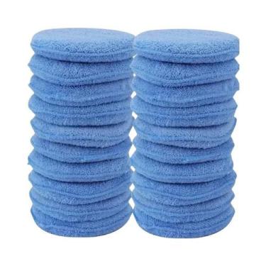 Imagem de Esponjas Aplicadoras De Microfibra Macia Para Detalhamento Automotivo,
