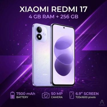 Imagem de Celular xiomi redmi 17 4gb ram  256gb rom  roxo, 256GB, Roxo
