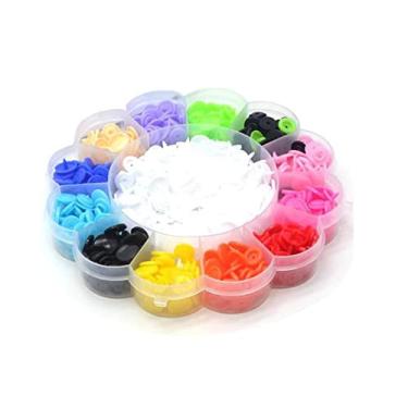 Imagem de 180 Botão Pressão Plástico Lanmax N°12 - Kit Estojo Colorido