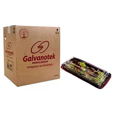 Imagem de Embalagem Sushi Retangular Galvanotek Oriental Go-905 C/200