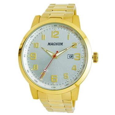 Imagem de Relógio Magnum MA32952P masculino, Ouro/Prata,