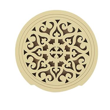 Imagem de Protetor de guitarra com furo de som de madeira - esponja e madeira para guitarra acústica - grade de janela de 104 cm