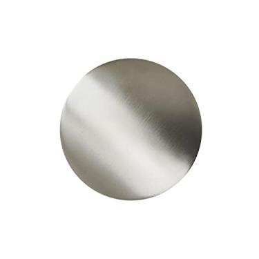 Imagem de Tampa Decorativa Inox Escovado Válvula De Pia 4.1/2-11,5 Cm