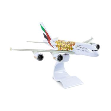 Imagem de Maquete Airbus A380 Emirates Expo2020 - Laranja