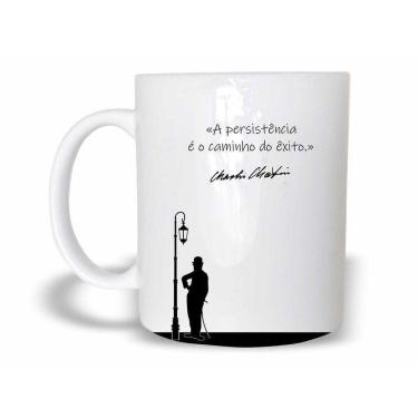 Imagem de Caneca Frases Charlie Chaplin 1 Polímero 325Ml