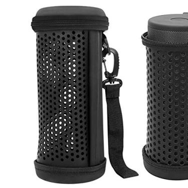 Imagem de Geekria Capa de alto-falante com pingente, compatível com JBL FLIP 5, capa protetora à prova d'água macia, caixa de transporte de substituição para alto-falantes Bluetooth com gancho para chaveiro