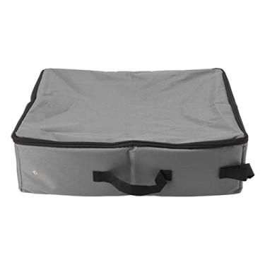 Imagem de Zerodis Caixa de areia para gatos de viagem, caixa de areia dobrável portátil para gatos Oxford forro impermeável resistente a arranhões e desmontável porta-areia para gatos