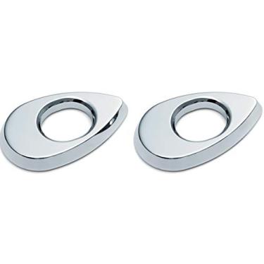 Imagem de Kuryakyn Acessório de iluminação de motocicleta 2844: Suporte de seta dianteira Kellermann para 2006-20 Harley-Davidson Street Glide, pequeno, cromado, 1 par