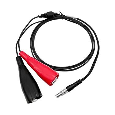 Imagem de 565854 Cabo de alimentação para estação total para alimentação externa 5 pinos fio para clipes jacaré * 2