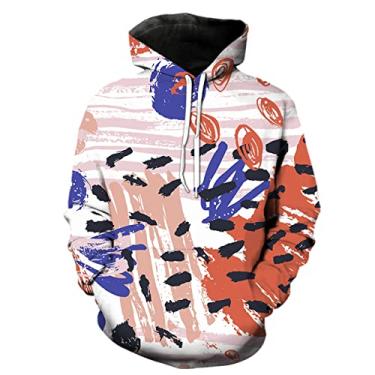 Imagem de Ark Art 3D Print Hoodie Moletom Homem Mulheres Outono E Jaqueta de Streetwear de Inverno