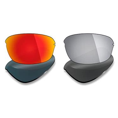 Imagem de Mryok 2 pares de lentes polarizadas de substituição para óculos de sol Oakley Half Wire 2.0 – Opções