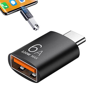 Imagem de Adaptador USB macho para USB C fêmea,Plug and Play USB 3.0 para USB C | Carregamento rápido e conversor de transmissão de dados compatível com a maioria dos dispositivos tipo C Aocate