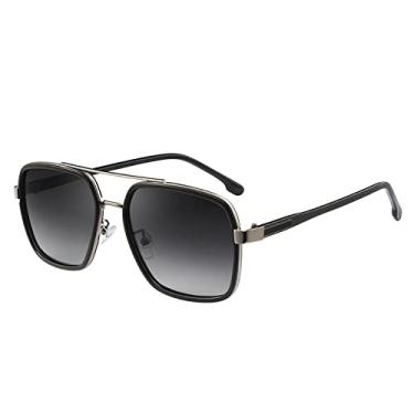 Imagem de Óculos de sol polarizados com armação de Metail Óculos de sol masculinos que mudam de cor Visão masculina Condução Pesca, 2, tamanho único