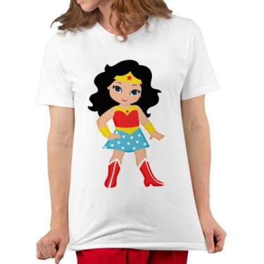 Imagem de Camiseta Unissex Infantil E Adulto Mulher Maravilha - Hot Cloud Shop