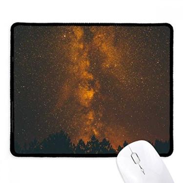 Imagem de Mousepad Orange Dark Sky Fog Tapete de borracha para jogos