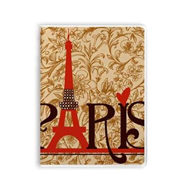 Imagem de Caderno da Torre Eiffel Paris França Cultura Cidade do Campo Capa Diário Capa Macia Diário