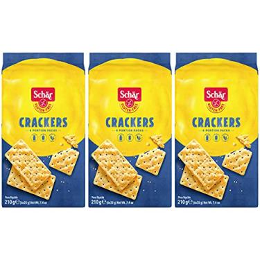 Imagem de Kit 3 Biscoito Crackers s/ Glúten Vegano 210g Schar Sabores