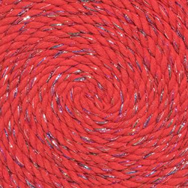 Imagem de Corda de algodão trançado natural West Coast Paracord – Corda artesanal – Corda tripla super macia e forte para esportes, decoração, artesanato, macramê, uso interno (3,5 cm x 1,8 m, Firecracker)