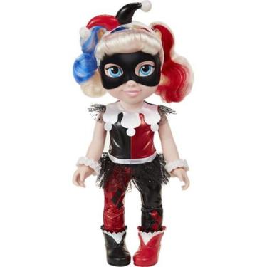 Boneca Arlequina Em Resina DC Comics. no Shoptime