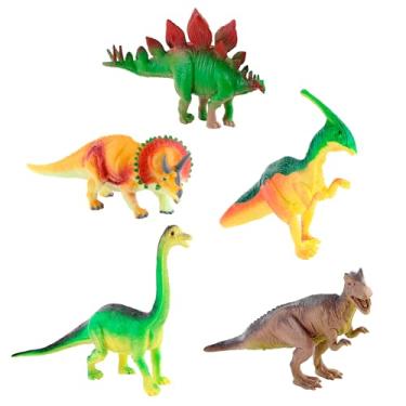 Imagem de Conjunto Dinossauros com 4 Peças, BBR Toys, Multicor