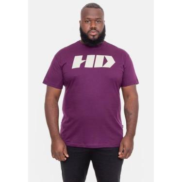 Imagem de Camiseta Hd Plus Size Connect Vinho