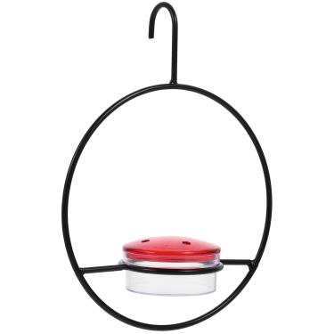 Imagem de Veemoon Recipiente De Comida De Pássaro De Jardim Bandeja De Alimentação Para Mini Alimentador De Beija-flor Alimentador De Pássaros Alimentador De Papagaios Ao Ar Livre Pendurado Metal
