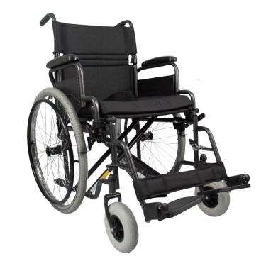 Imagem de Cadeira De Rodas Aço Dobrável Até 120 Kg D400 Dellamed