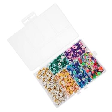 Imagem de NUOBESTY 1 Caixa Conjunto De Cerâmica Macia Pingentes De Encantos De Contas Missangas Soltas Contas De De Polímero Para Brincos Contas De Artesanato De Natal Kongzhu Self Made