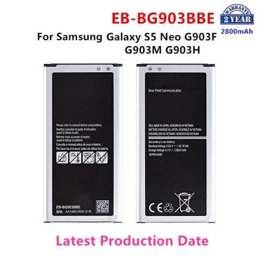 Imagem de Bateria de substituição com WO  EB-BG903BBE Bateria  2800mAh para Samsung Galaxy S5 Neo  G903F