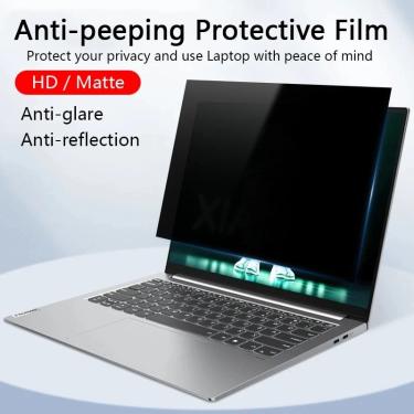 Imagem de Protetor de Tela de Privacidade para Laptop  Anti-Spy Notebook Película Protetora  Anti-Peep Filtro
