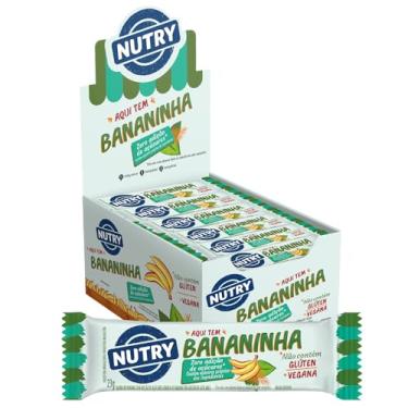 Imagem de Nutry Barra de Fruta Bananinha Zero 23g - Display Com 24 Unidades - Vegana, Sem Glúten e Zero Adição de Açúcares