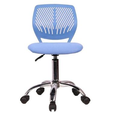 Imagem de Cadeira Secretaria Kids Pelegrin Pel-3300 Tela Mesh Azul