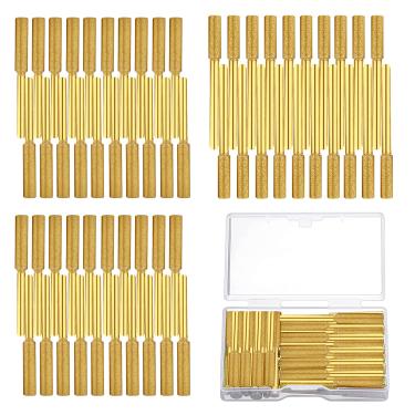 Imagem de 60 peças de ferramentas de motosserra de diamante, afiador de diamante, brocas de alta dureza, motosserra de alta dureza, roda de amolar para máquinas, rolamentos, polimento de metal, motosserras (5/32, 3/16, 7/32 polegadas)