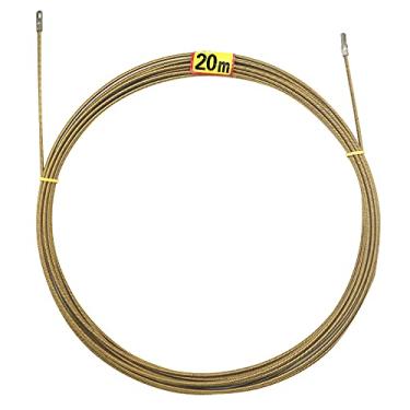 Imagem de VGongTech Fio de mola elétrica de 20,4 m, passador de fio de fita de peixe, ferramenta de extrator de fio atualizada, 6 núcleos, orifício de líder maior, dispositivo de rosqueamento de eletricista