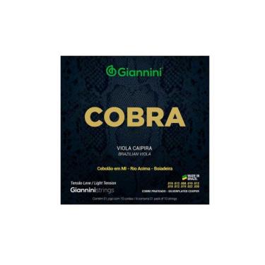 Imagem de Encordoamento Viola Giannini Cobre Prateado Leve Gesvl [F108]