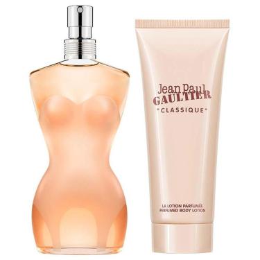 Imagem de Classique Jean Paul Gaultier EDT Kit Perfume Feminino 50ml + Creme Corporal 75ml Kit-Masculino
