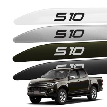 Imagem de Friso Lateral Porta S10 Cabine Dupla 2017 a 2025 Facão