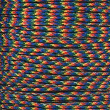 Imagem de Paracord West Coast – Mais de 300 cores – Corda de paraquedas 550 – Paracord tipo III 7 fios de 2,54 m, 3,8 m, 7,6 m, 1,3 m, 2,4 m e carretéis de 250 e 1000 pés, Autism Awareness, 1 Foot