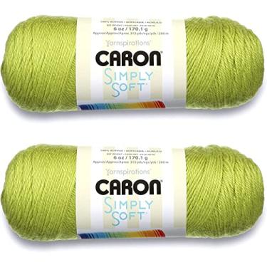 Imagem de Comprar em massa: Caron Simply Fios sólidos macios (pacote com 2) (Chartreuse)