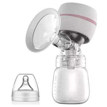 Imagem de Bomba De Tirar Leite Materno Elétrica Bombinha Extratora (Branco)